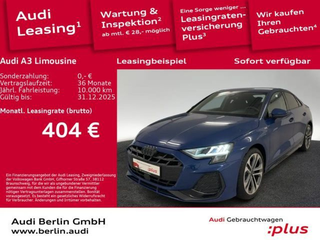 Audi A3 2025 Benzine