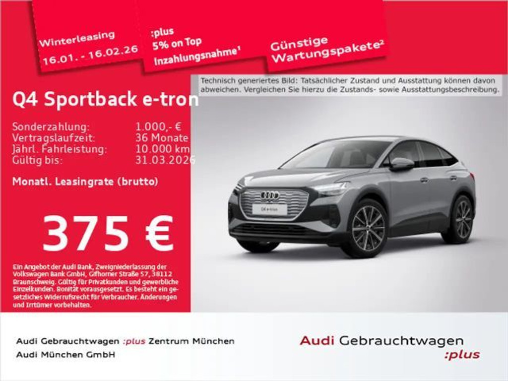 Audi Q4 e-tron 2025 Elektrisch