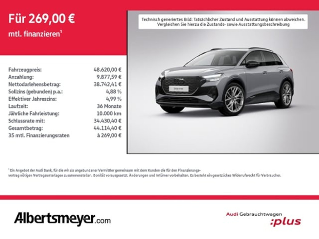 Audi Q4 e-tron 2025 Elektrisch