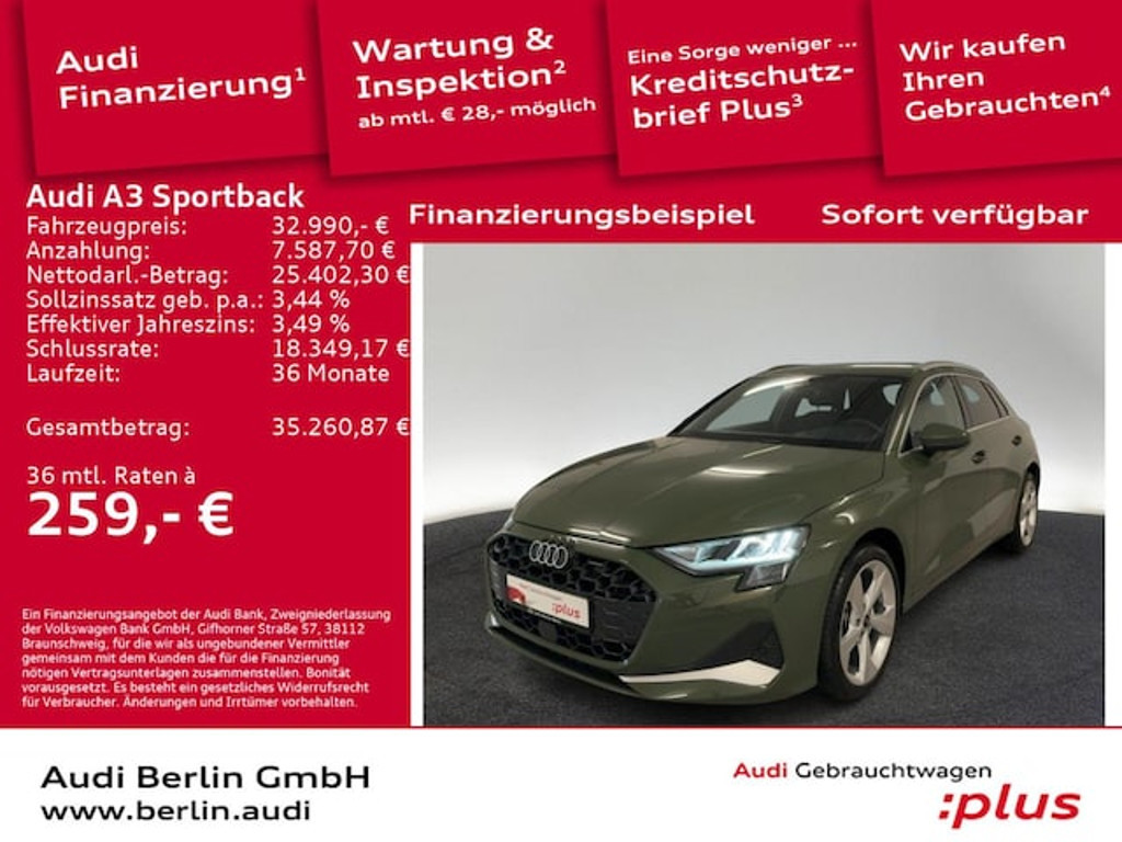 Audi A3 2025 Benzine