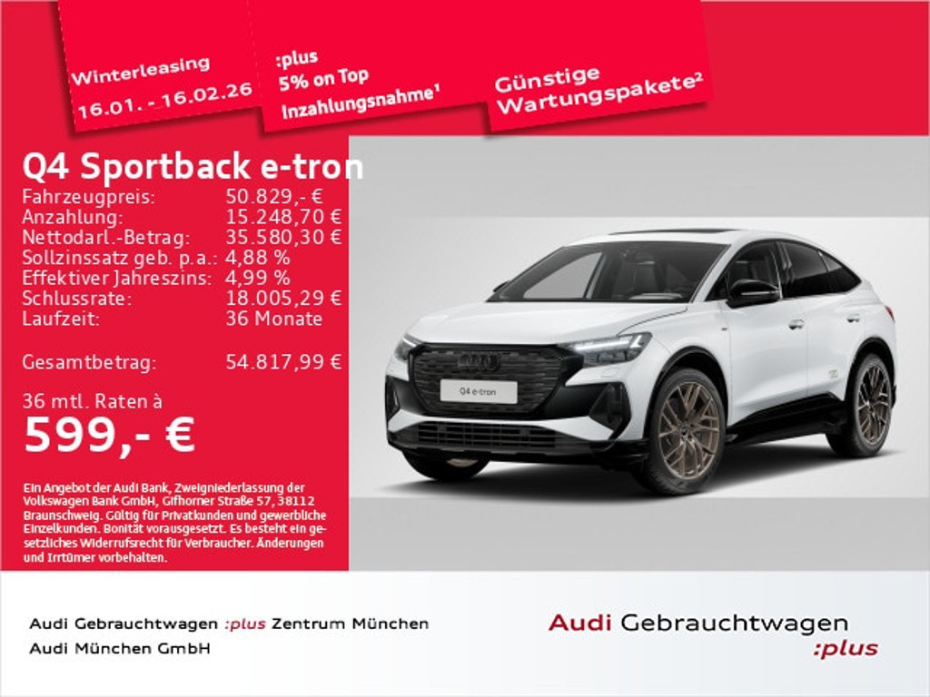 Audi Q4 e-tron 2025 Elektrisch