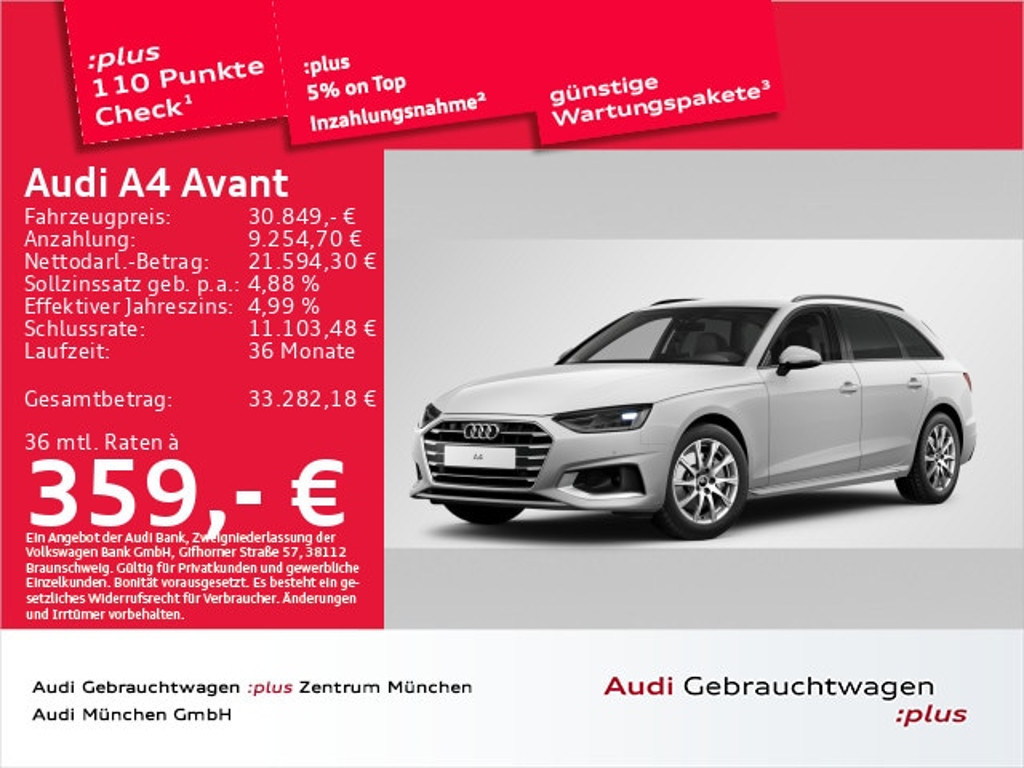 Audi A4 2023 Benzine