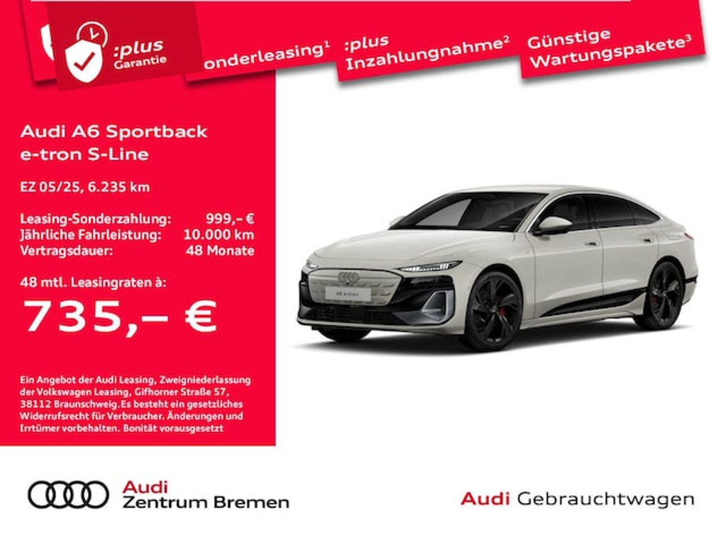 Audi A6 e-tron 2025 Elektrisch