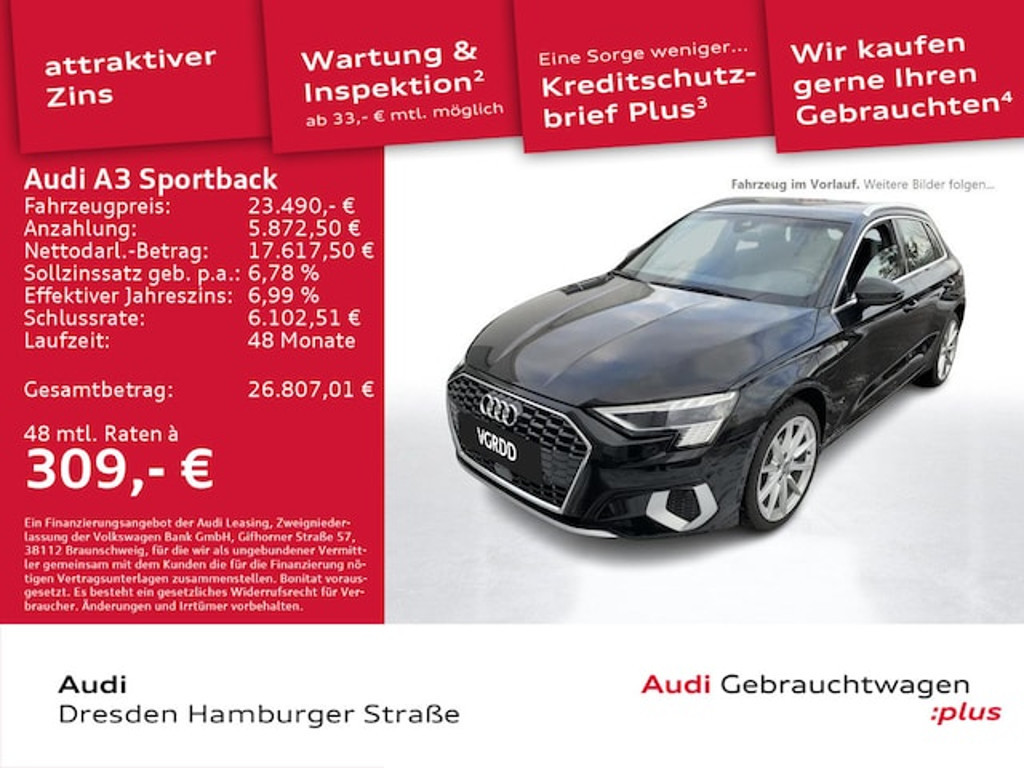 Audi A3 2021 Hybride Benzine