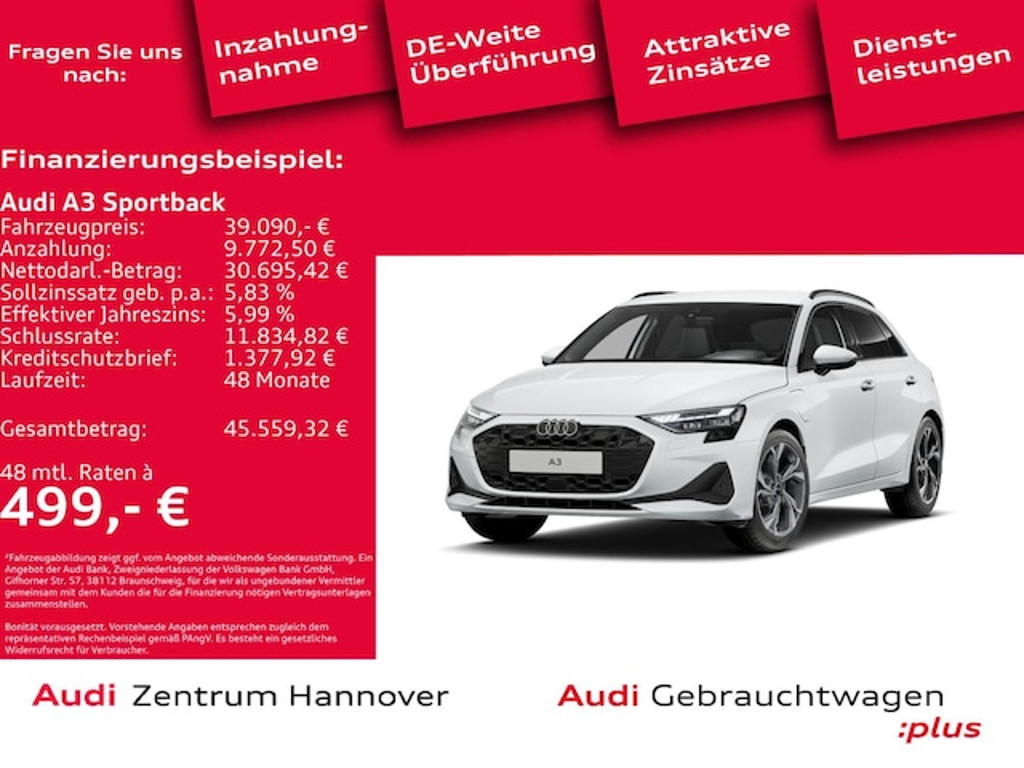 Audi A3 2025 Hybride Benzine