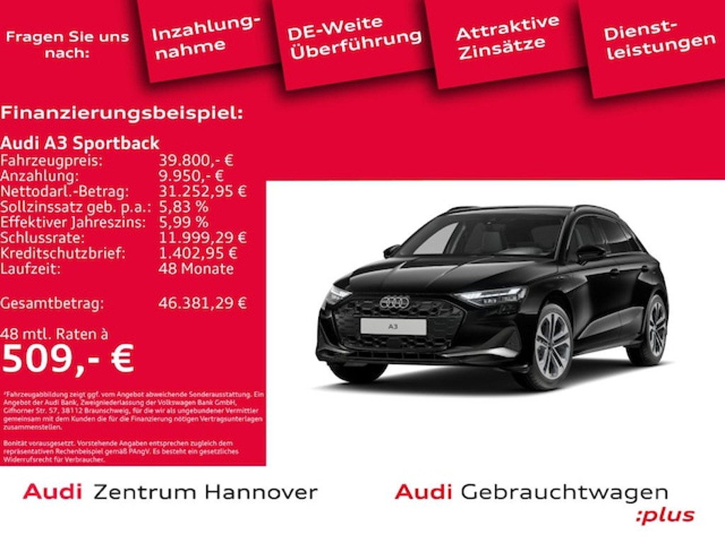 Audi A3 2025 Hybride Benzine