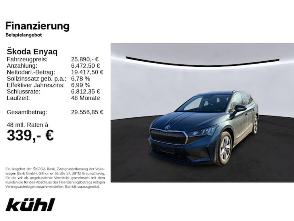 Skoda Enyaq 2022 Elektrisch