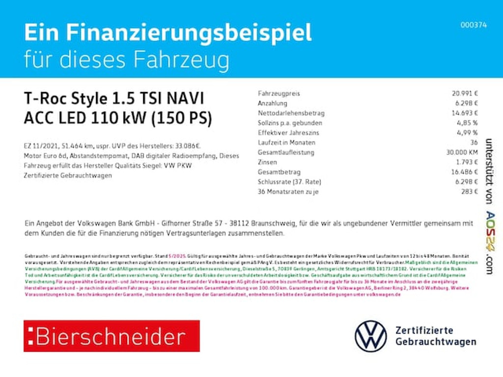 Volkswagen T-Roc 2021 Benzine