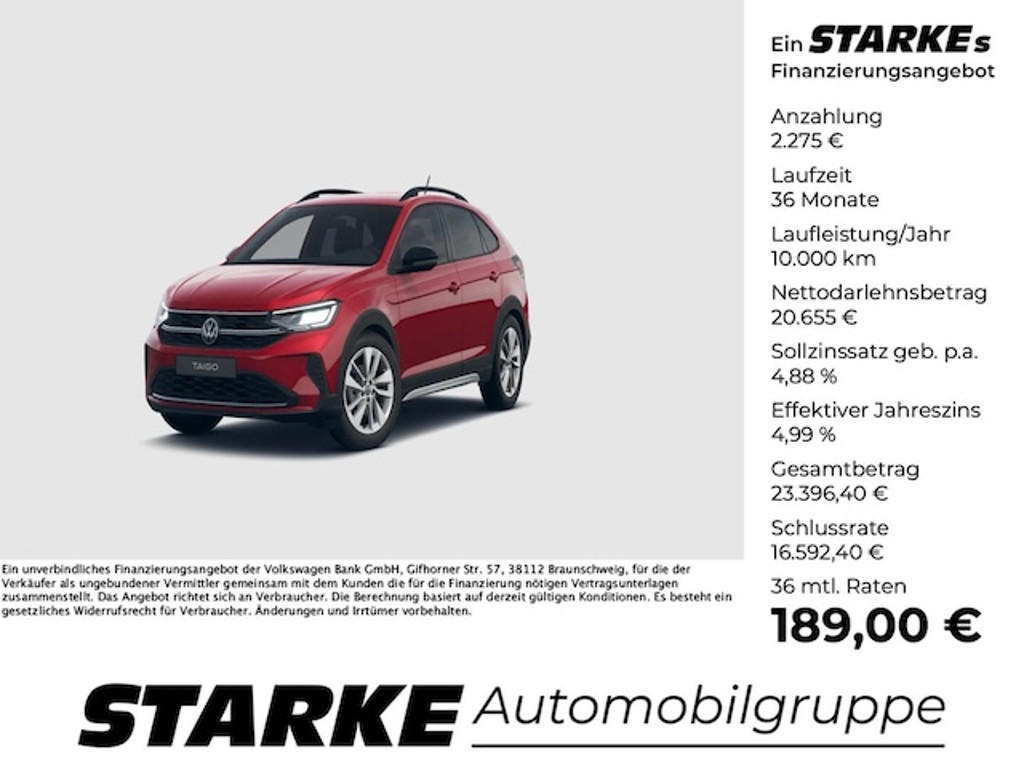 Volkswagen Taigo 2025 Benzine