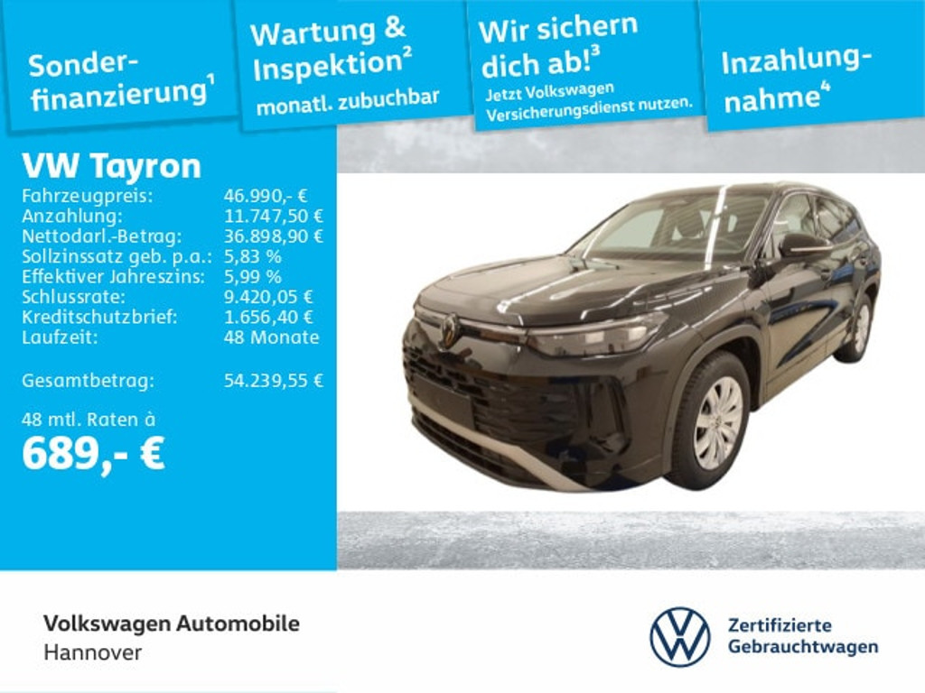 Volkswagen Tayron 2025 Hybride Benzine