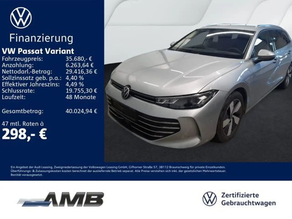 Volkswagen Passat 2025 Hybride Benzine