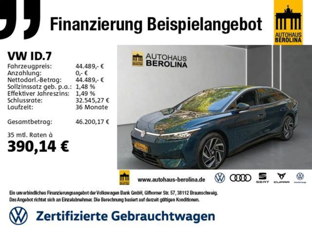 Volkswagen ID.7 2025 Elektrisch
