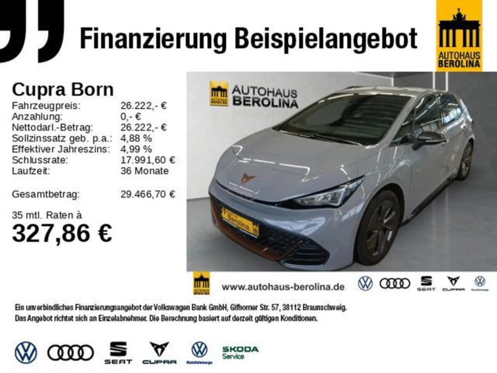 Cupra Born 2023 Elektrisch