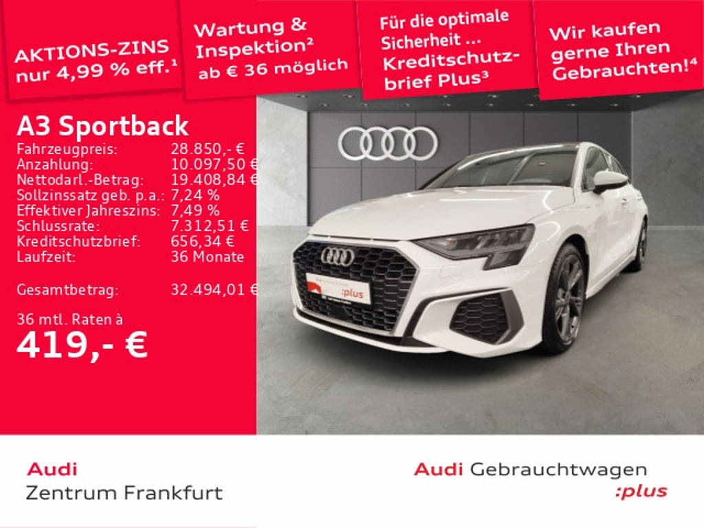 Audi A3 2022 Benzine