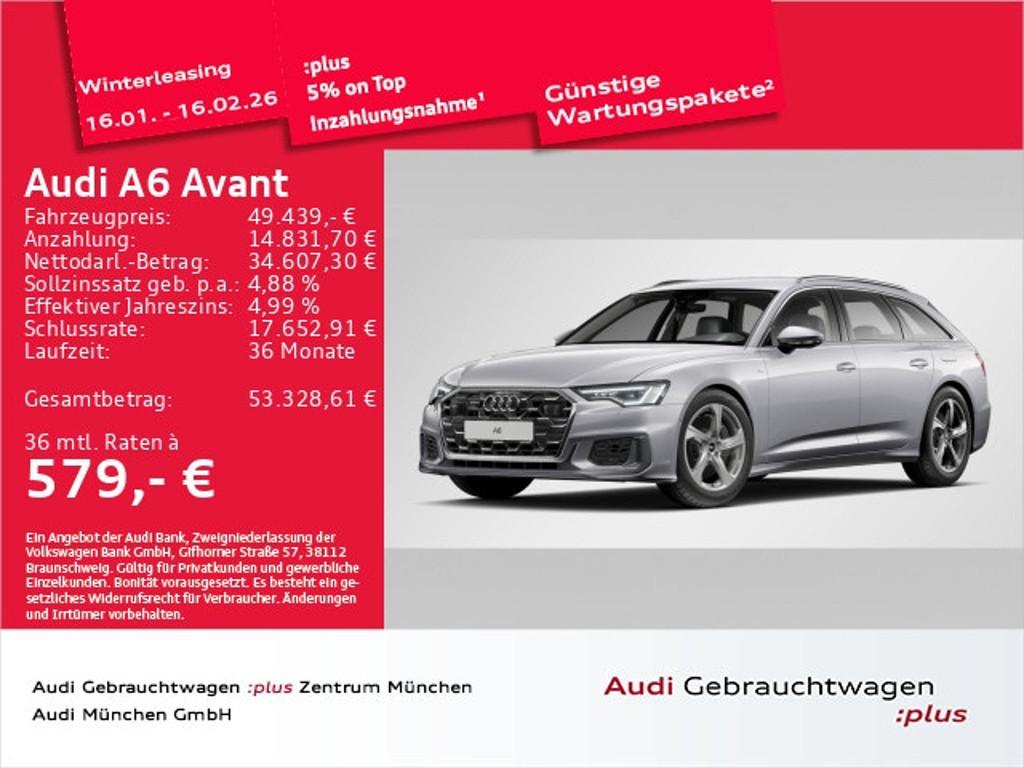 Audi A6 2024 Hybride Benzine