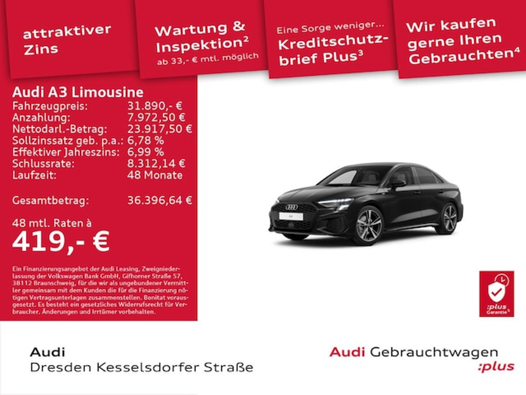 Audi A3 2024 Benzine