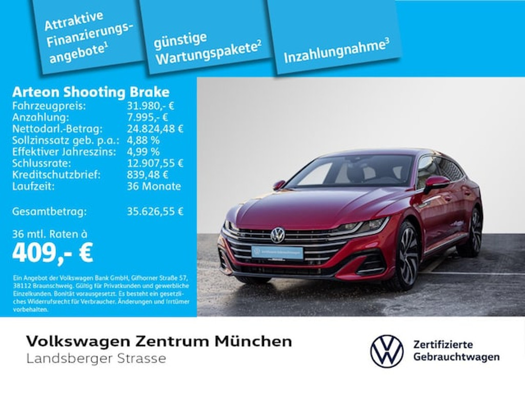 Volkswagen Arteon Shooting Brake 2022 Benzine
