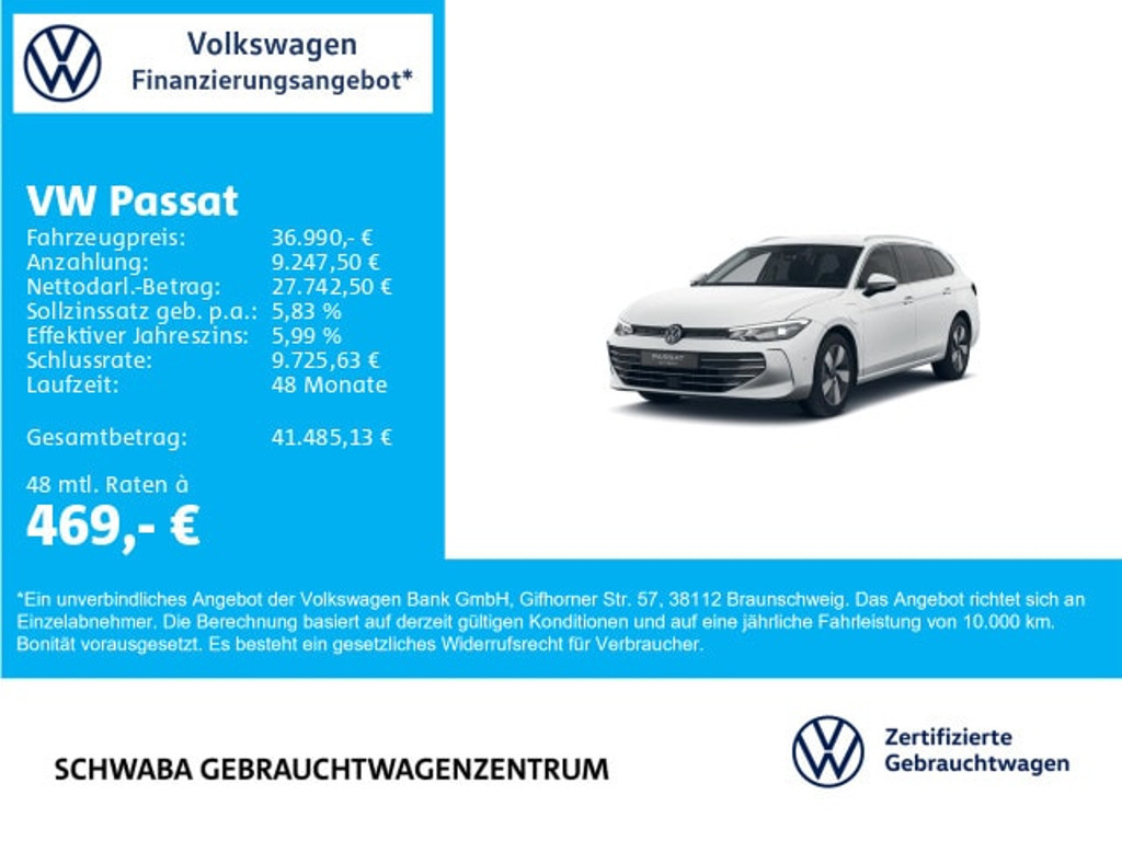 Volkswagen Passat 2025 Hybride Benzine