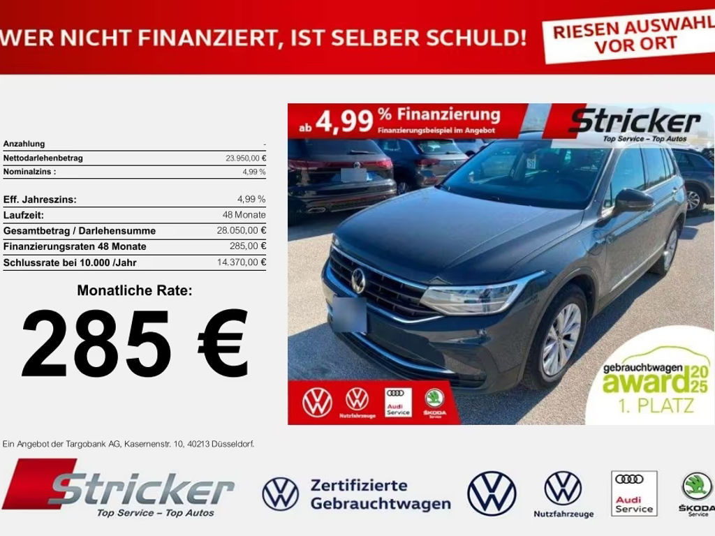 Volkswagen Tiguan 2022 Hybride Benzine