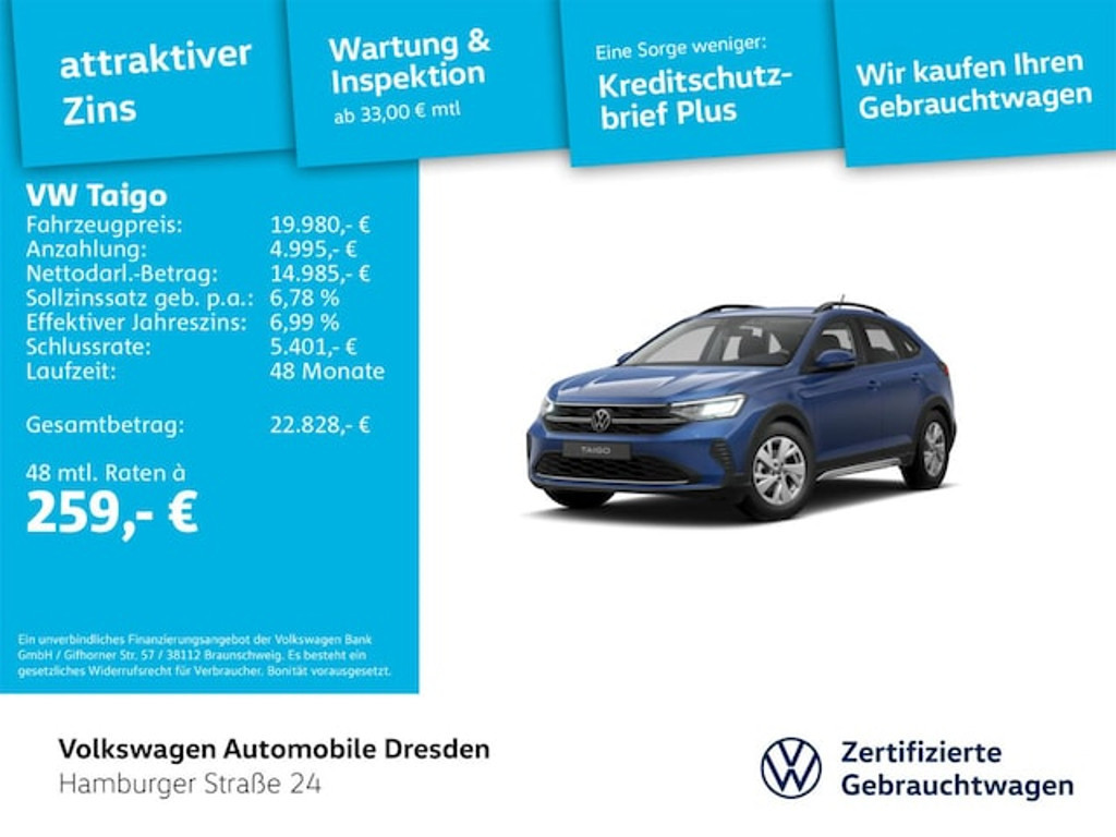 Volkswagen Taigo 2024 Benzine
