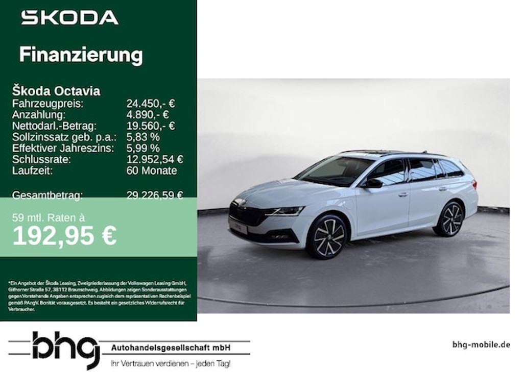 Skoda Octavia 2022 Hybride Benzine