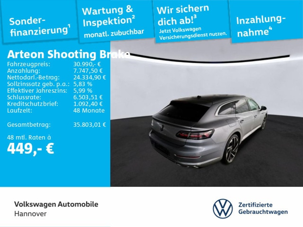 Volkswagen Arteon Shooting Brake 2022 Benzine