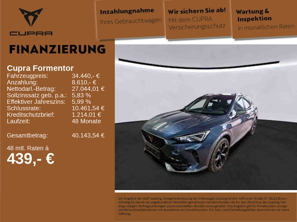 Cupra Formentor 2024 Benzine