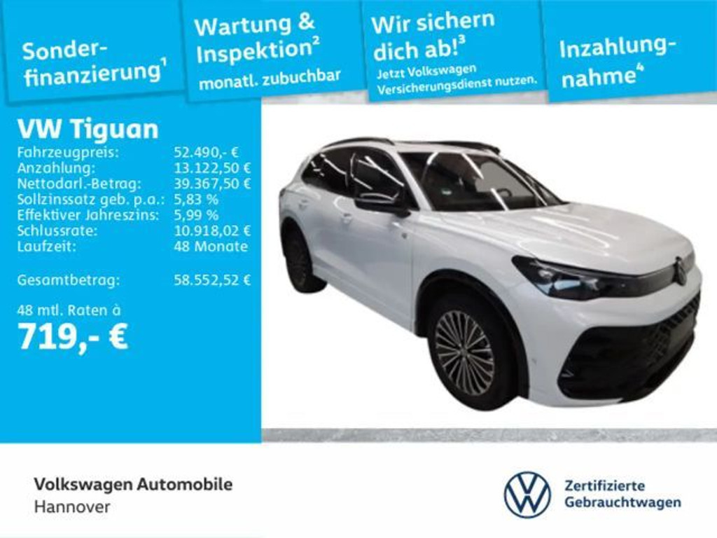 Volkswagen Tiguan 2025 Hybride Benzine