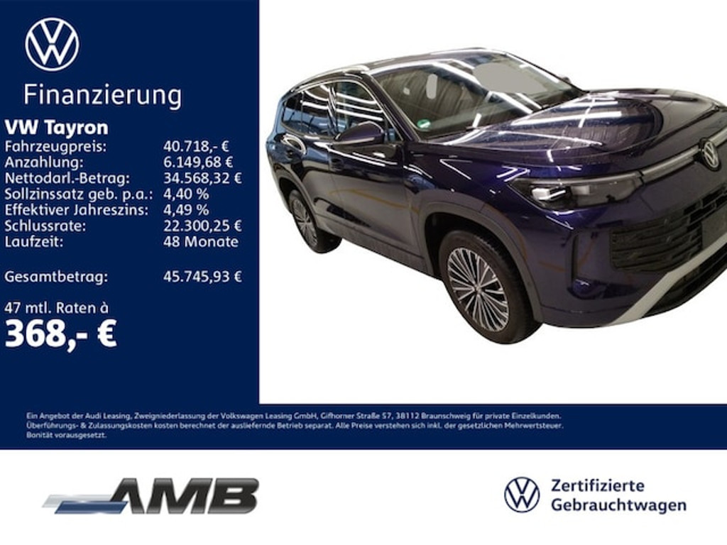 Volkswagen Tayron 2025 Diesel