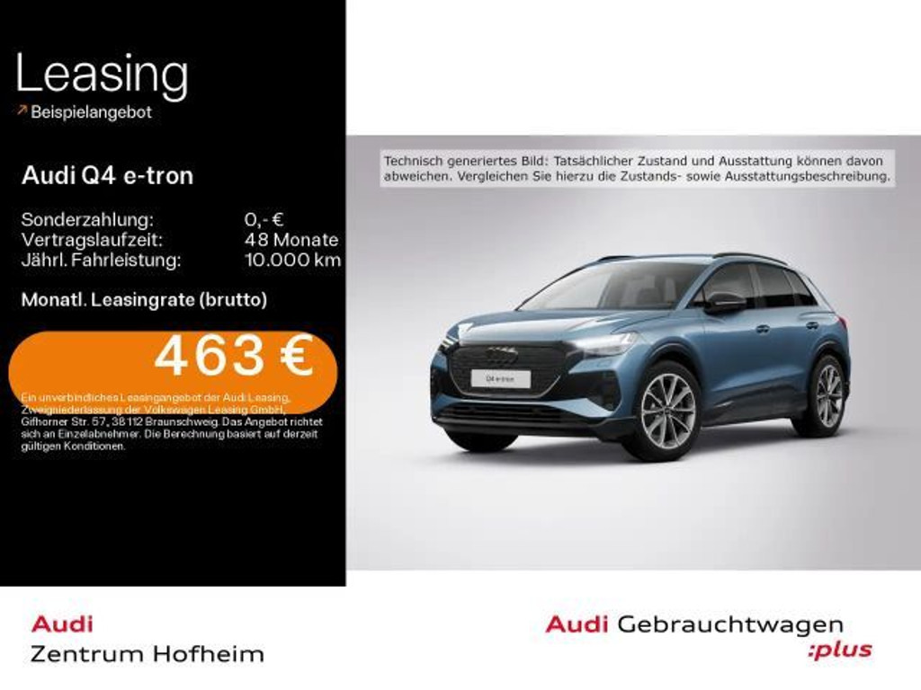 Audi Q4 e-tron 2024 Elektrisch