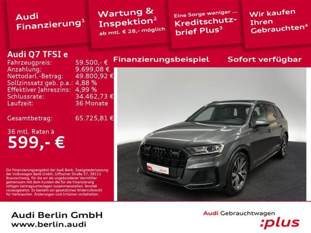 Audi Q7 2022 Hybride Benzine
