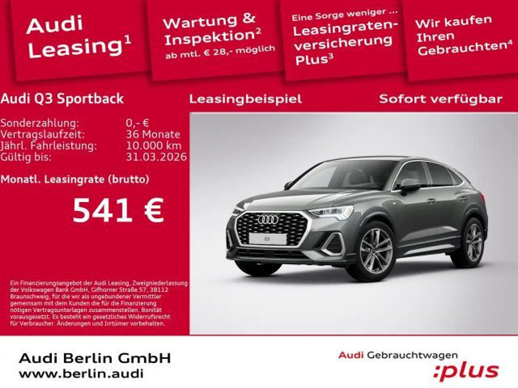 Audi Q3 2024 Benzine