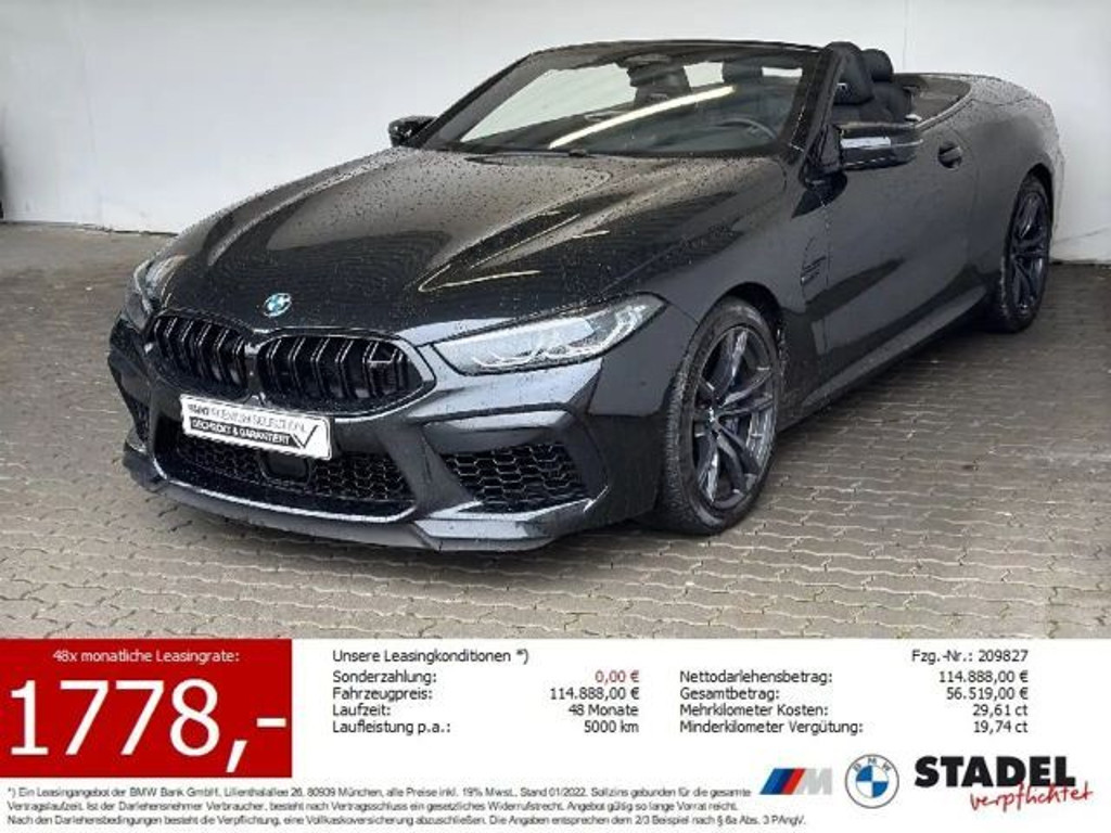 BMW M8 2025 Benzine