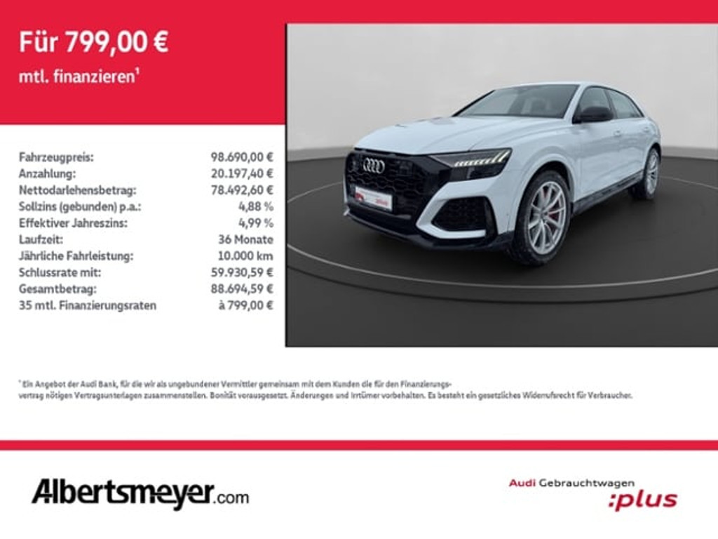 Audi RS Q8 2023 Benzine