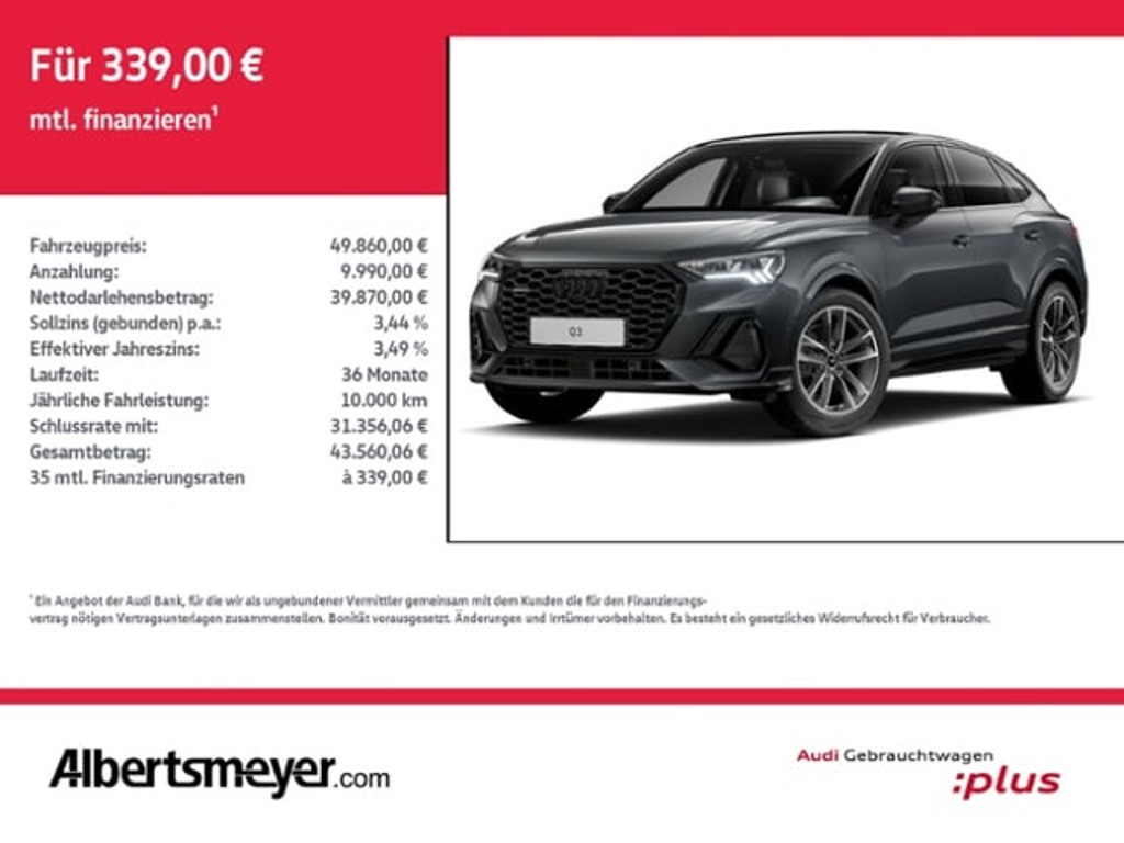 Audi Q3 2025 Benzine
