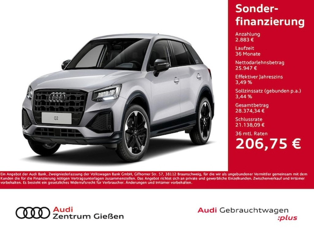 Audi Q2 2025 Benzine