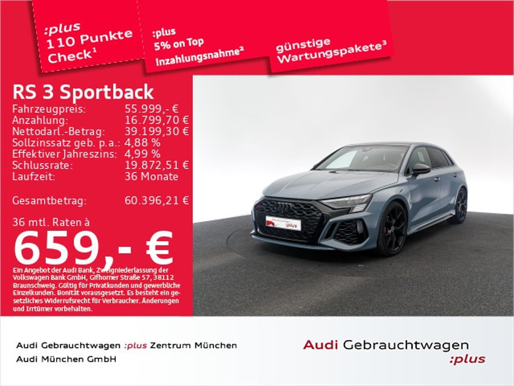 Audi RS3 2023 Benzine