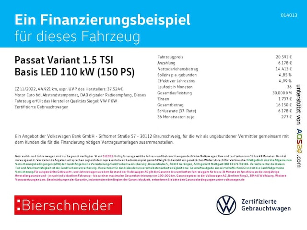 Volkswagen Passat 2022 Benzine