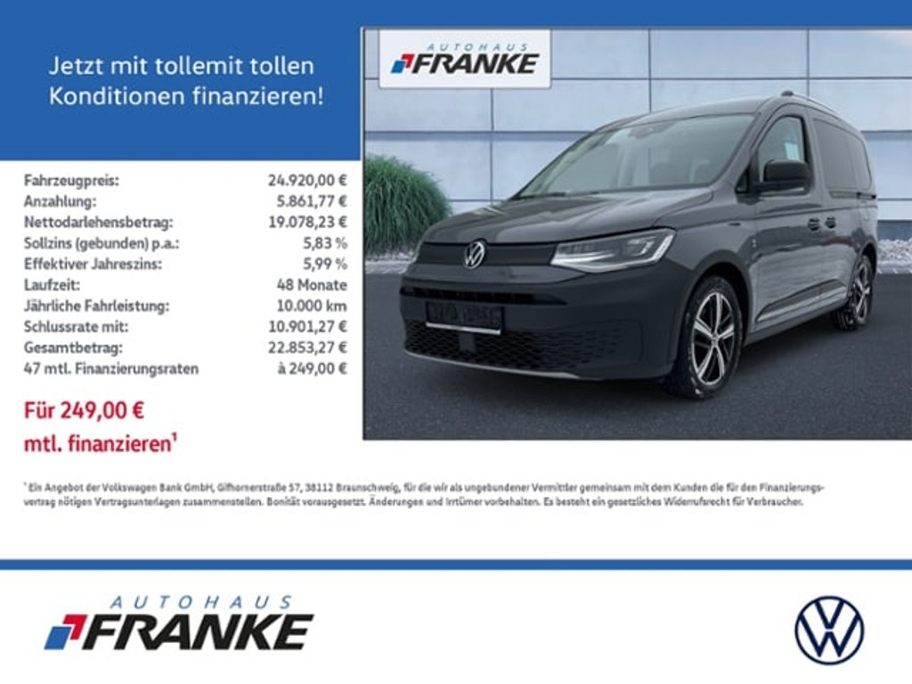 Volkswagen Caddy 2022 Benzine