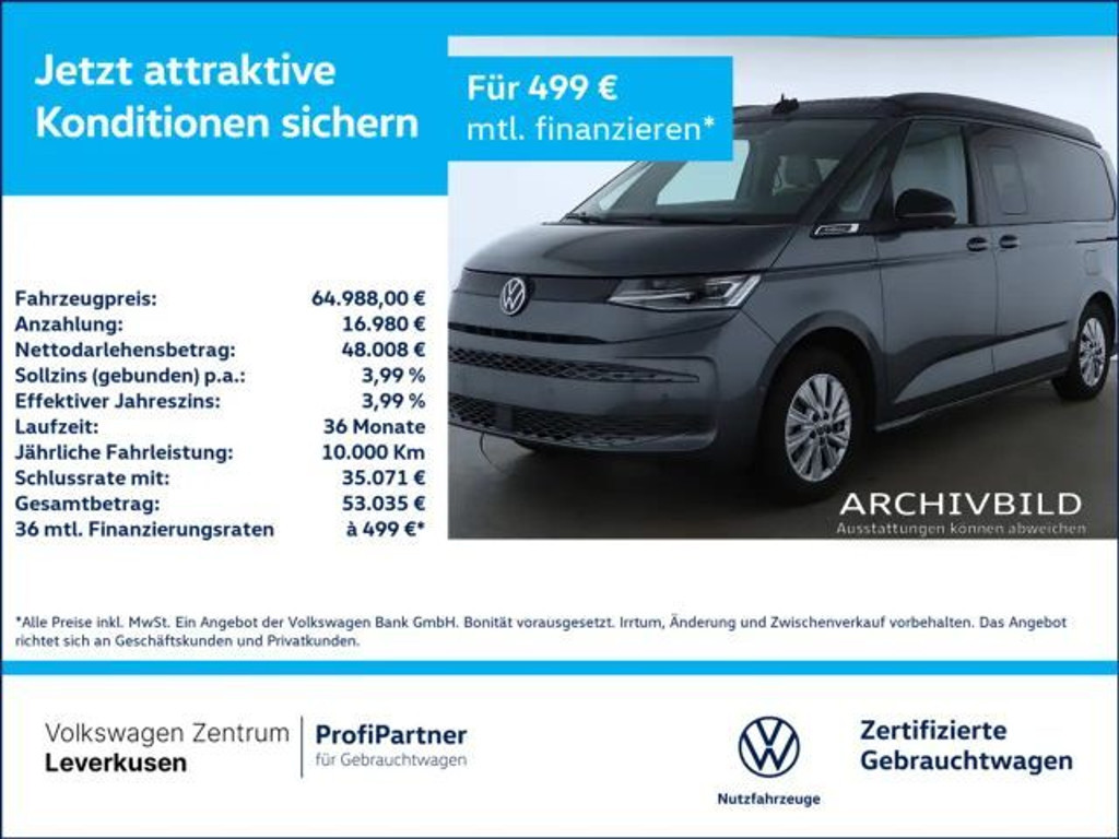 Volkswagen California 2025 Diesel