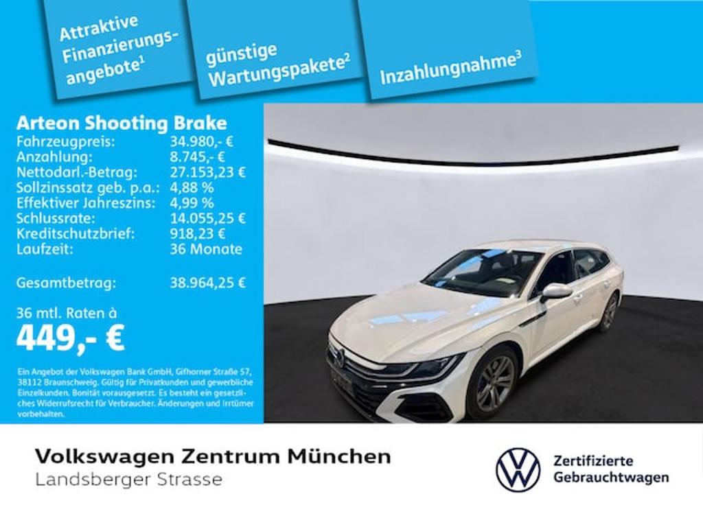 Volkswagen Arteon Shooting Brake 2022 Benzine
