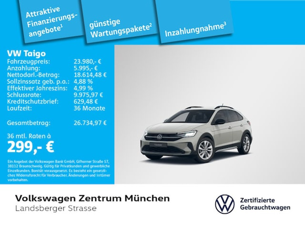 Volkswagen Taigo 2025 Benzine