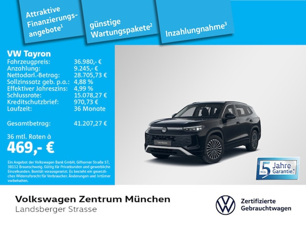 Volkswagen Tayron 2025 Benzine