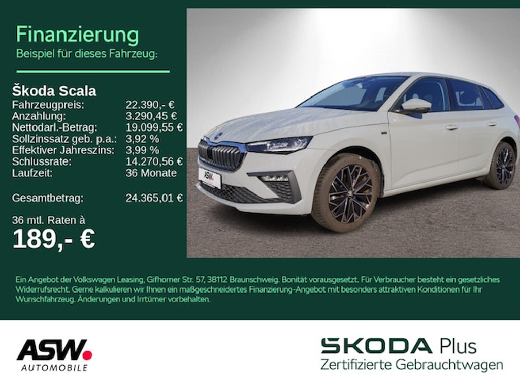 Skoda Scala 2025 Benzine