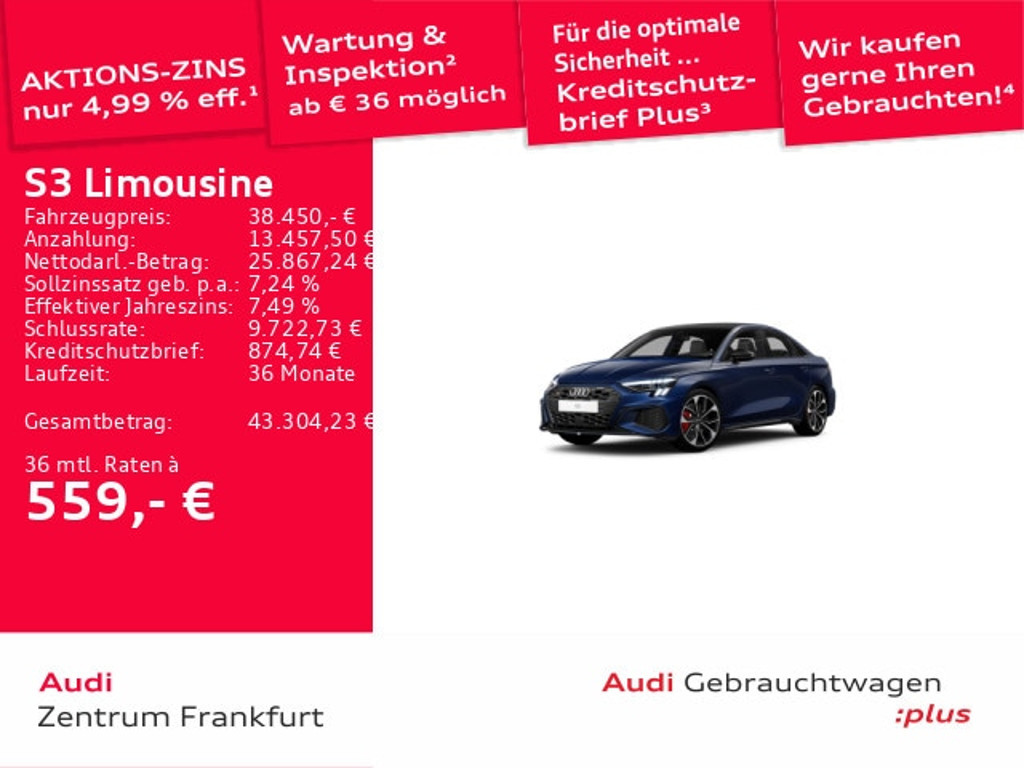 Audi S3 2022 Benzine