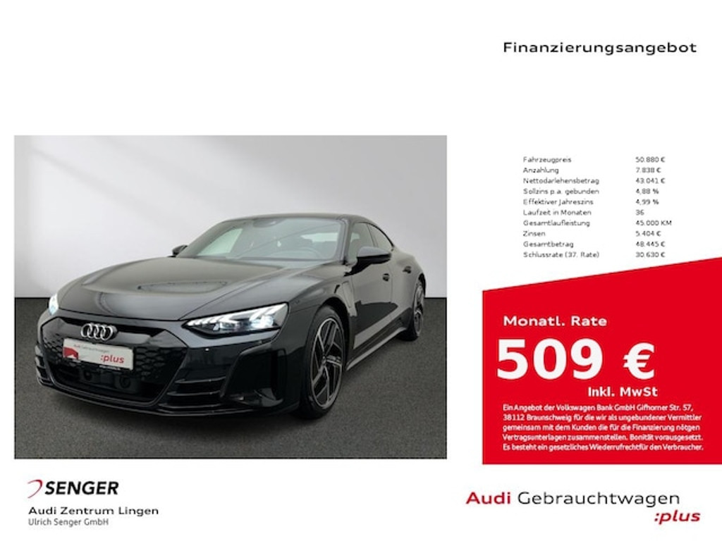 Audi e-tron GT 2022 Elektrisch