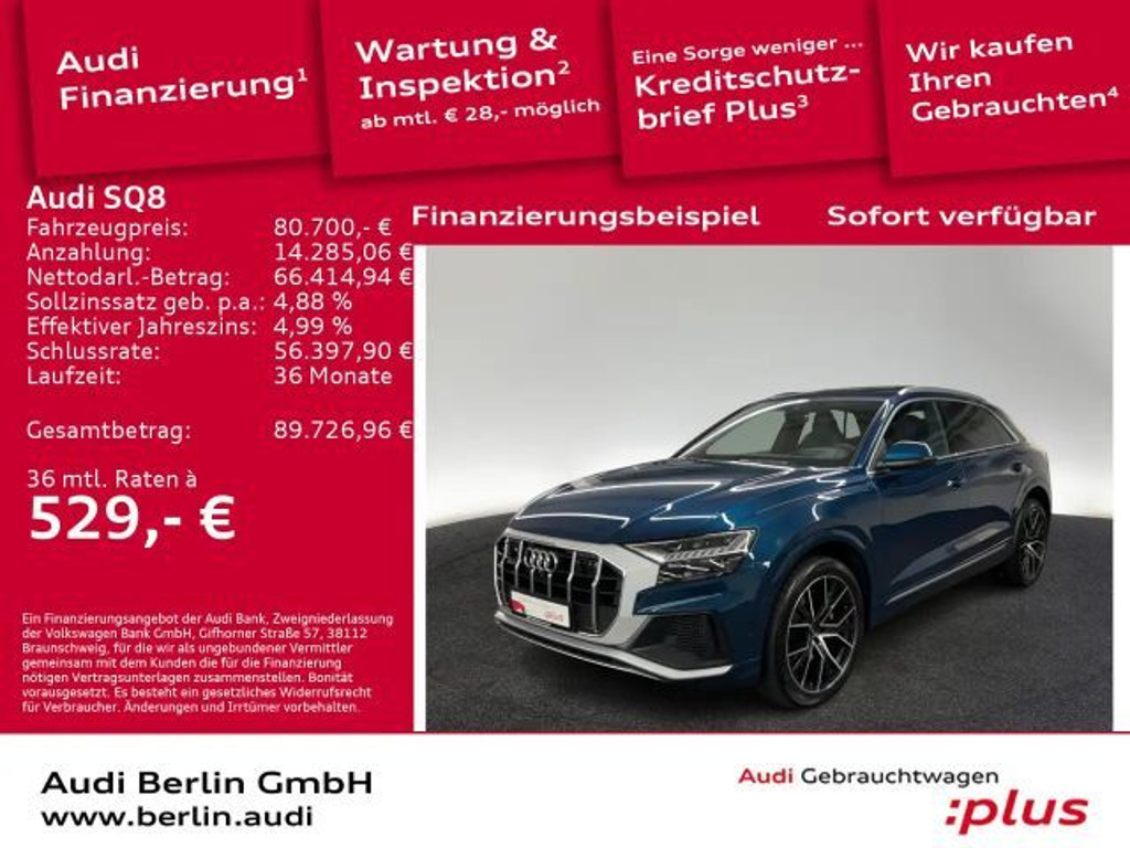 Audi SQ8 2022 Benzine