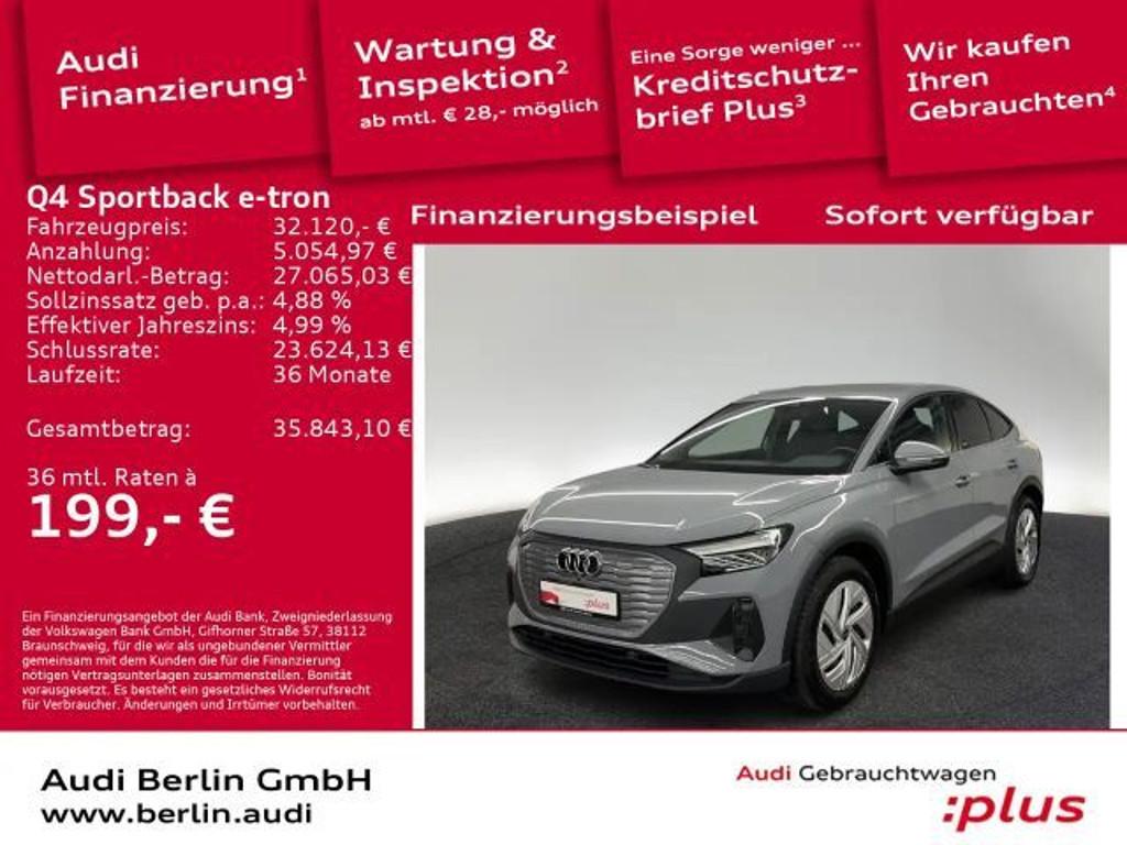 Audi Q4 e-tron 2023 Elektrisch
