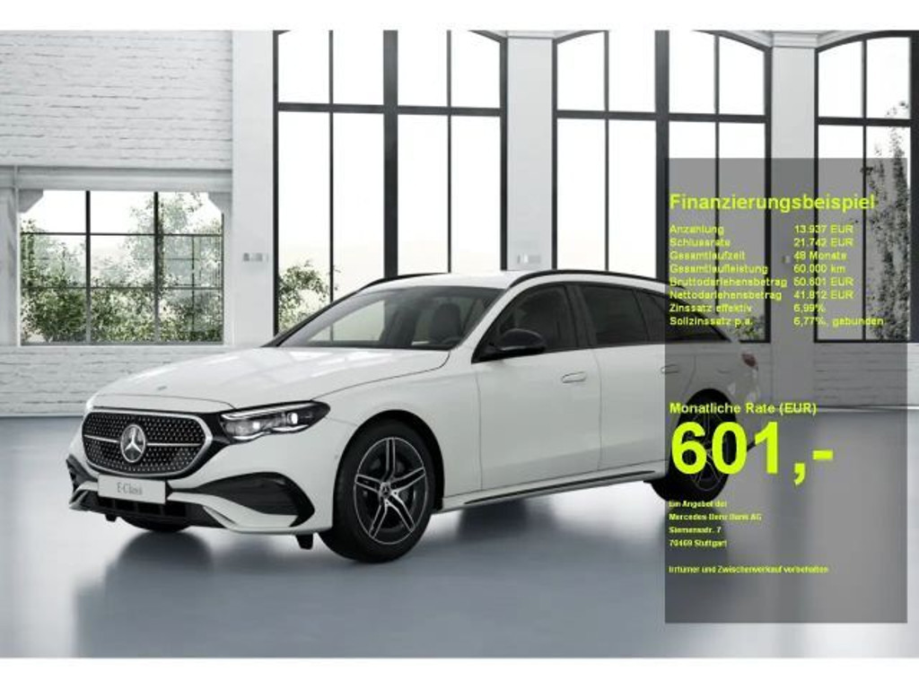 Mercedes-Benz E-Klasse 2024 Hybride Benzine