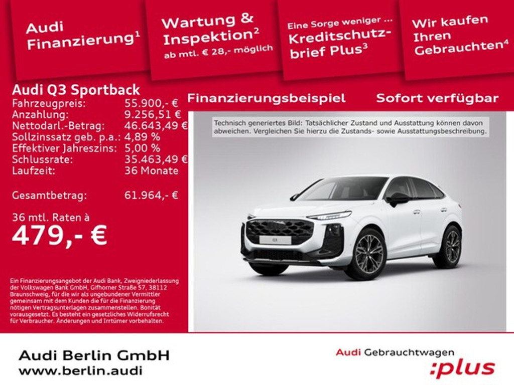 Audi Q3 2025 Benzine